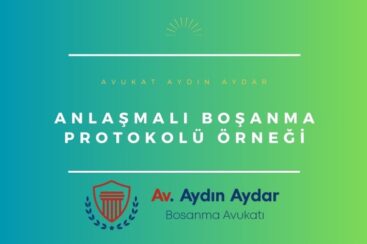 anlaşmalı boşanma protokolü örneği