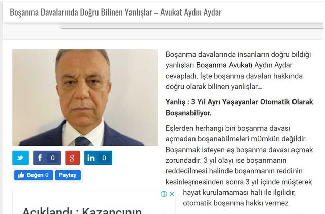 Beyaz Gündem: Boşanma Davalarında Doğru Bilinen Yanlışlar – Avukat Aydın Aydar
