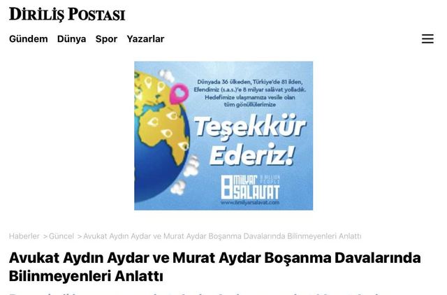 Diriliş Postası: Avukat Aydın Aydar ve Murat Aydar Boşanma Davalarında Bilinmeyenleri Anlattı